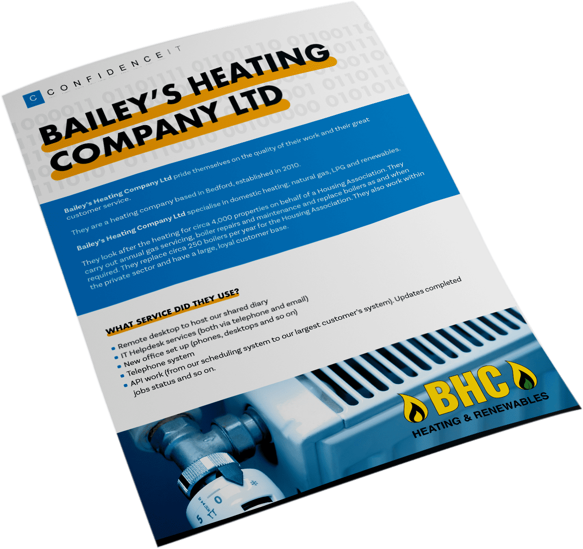 Baileys Heating | Confidence IT